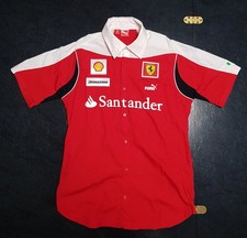 CAMICIA PUMA FERRARI ORIGINALE UOMO FAN LOGHI UFFICIALI ART. 760727 100% COTONE