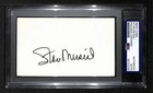 Stan Musial HOF Signed/Autographed 3x5 Index Card PSA/DNA Cardinals BA203972