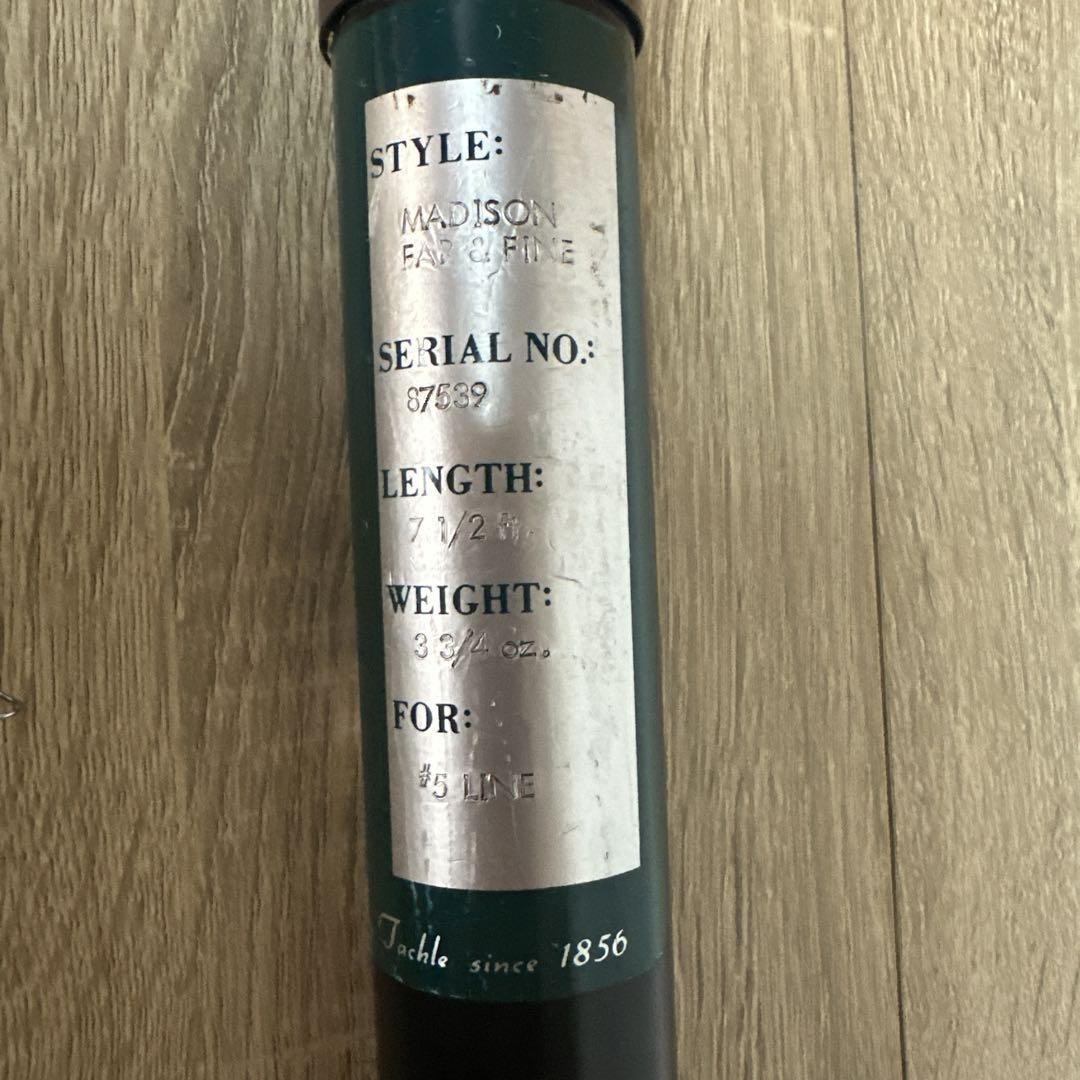 Orvis Bamboo Rod MADISON 7 1/2ft Fly Rod Fishing Vintage | eBay
