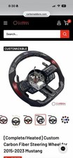 2015-2024 Mustang And Gt500 Carbon Fibre Starting Wheel With Alcantara 2015-2024 Mustang And Gt500 Carbon Fibre Starting Wheel With Alcantara