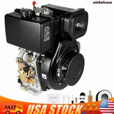 418cc 10hp 4 Stroke Diesel Engine Single Cylinder 25 Mm Shaft Air-cooled