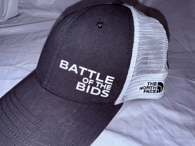 The North Face Battle of the Bids Ultimate Trucker Hat Black White OS NWT 