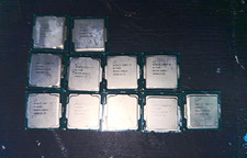 Lot of 11 Intel CPUs