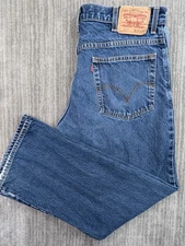 Levis 527 Jeans Men's 36x30 Blue Bootcut Denim Cowboy Western Cotton Y2K Mexico