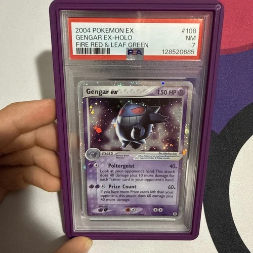 2004 Pokemon EX FireRed & LeafGreen Gengar Holo #108/112 PSA 7