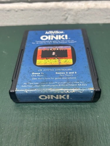 Oink! (Atari 2600, 1983) By Activision (Cartridge only) NTSC