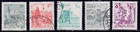1982-83 Yugoslavia SC# 1598-1603 - Sarajevo - 5 Different Stamps - Used