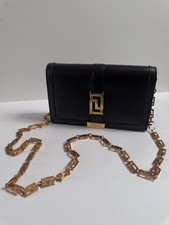 Versace Greca Goddess Mini Bag Black/Gold Made in Italy With Certificate