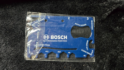 #ad BOSCH Bottle Opener Credit Card FLASCHENÖFFNER RARE $29.99