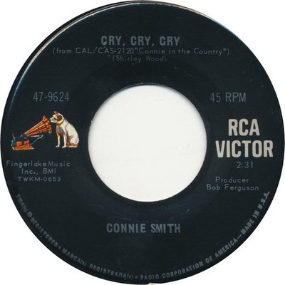 Connie Smith - Cry Cry Cry - Used Vinyl Record 7 - G8100z
