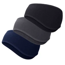 Winter Ear Warmers Ear Muffs Fleece Head Band Running Ski Headband for Men Women
