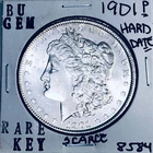 1901 P BU GEM MORGAN SILVER DOLLAR UNC MS+++ U.S. MINT RARE KEY COIN 8584