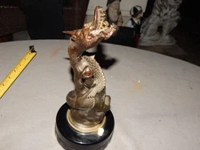 Vintage Rony Dragon Electric Table Gas Lighter Parts Estate Find