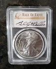 2016-(S) $1 Silver Eagle PCGS MS70 Billy Williams HOF 30th [[ Low Pop]]