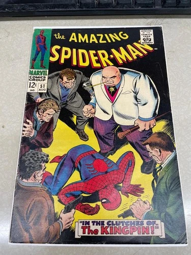 Amazing Spider-Man #51 1967  VG/F 4.5/ 5.0 2nd App Kingpin MCU