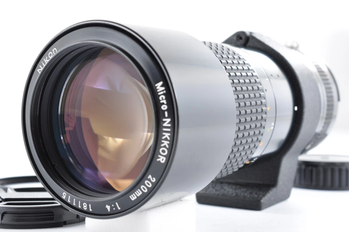 Nikon ニコン Ai Micro-Nikkor 200mm f/4 MF Nikon Micro Nikkor 200mm F4 for sale | eBay
