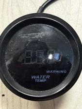 Car Black 2 52mm Blue Digital Led Electronic Water Temp Temperature Gauge Usa