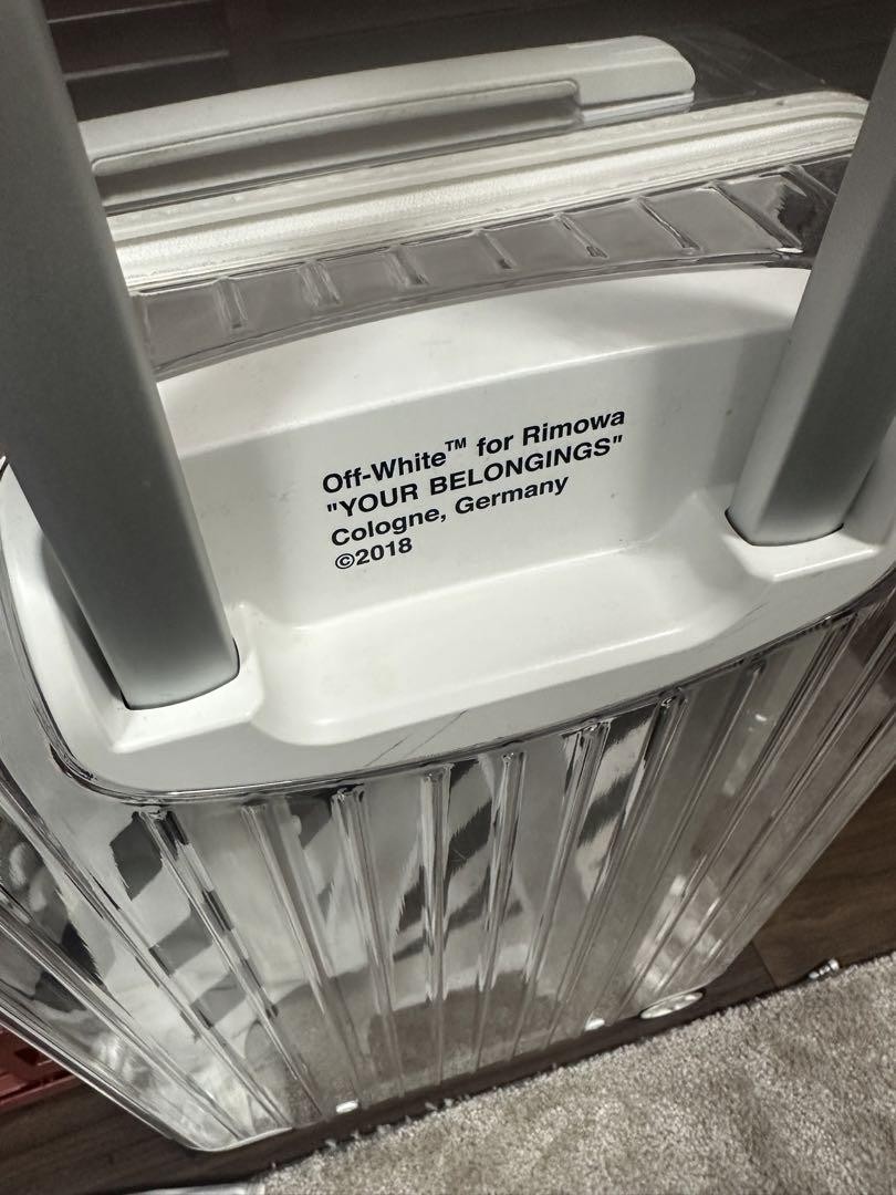 Rimowa Off white Cabin 36L wheels Carry Case Suitcase (S size) w/Warranty card thumbnail 23