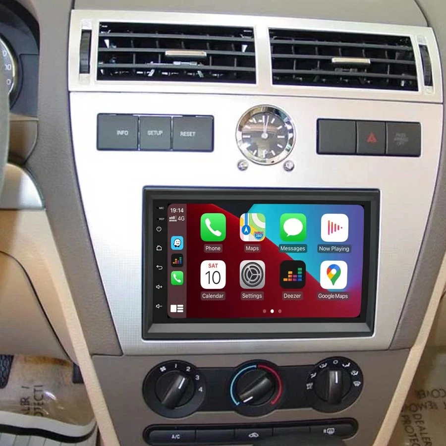 Rádio GPS WIFI com câmera BT para Mercury Milan 2006-2009 Apple Carplay Android 13 - Imagem 2 de 4