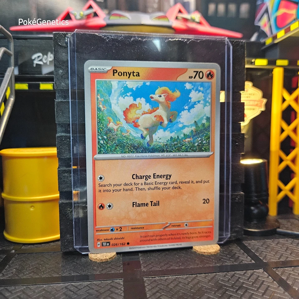 Ponyta Temporal Forces Pokémon TCG 026/162 Scarlet & Violet SV05 Common - Image 3 of 4