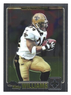 2001 Topps Chrome NFL Football New Orleans Saints Ricky Williams