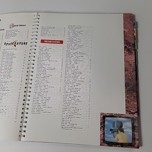 1988 RCA COLUMBIA PICTURES HOME VIDEO GUIDE VHS 126 PAGE SPIRAL MOVIE CATALOG - Picture 9 of 24