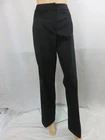 St. John Collection Wide Leg High Rise Cuffed Dress Pants Black Check Size 12