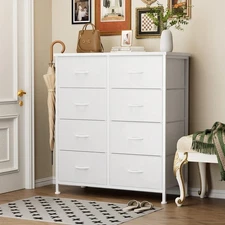 Sweetcrispy Dresser For Bedroom With 8 Drawers Tall Dresser & Chest-FGQA