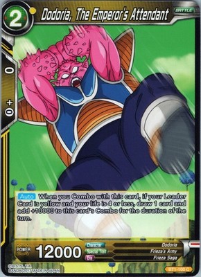 Dodoria, The Emperor's Attendant Common Galactic Battle BT1-100 NM
