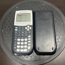 Texas Instruments TI-84 Plus Black  Graphing Calculator Black- Tested Working