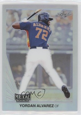 2020 Leaf Metal Rookie 7/50 Yordan Alvarez #LR-22 RC o7m