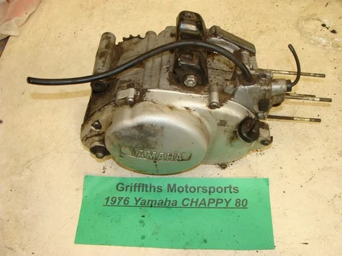 1976 YAMAHA CHAPPY LB-80 engine motor crankcase bottom end tranny clutch READ