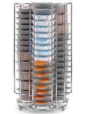 Tassimo Stainless Steel Silver Coffee Pod Holder Dispenser 48 Capsules RRP 10.99