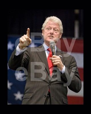 Bill Clinton Foto Poster Druck 16 x 12 Zoll (40,6 x 30,5 cm), Einzelstück