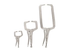 Tekton Locking C-Clamp Set, 3 Pieces