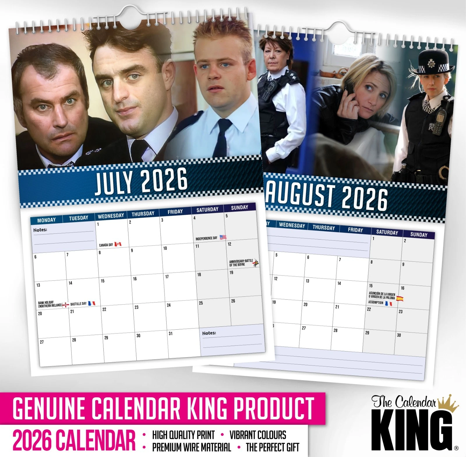 2026 Calendar - The Bill - Nostalgic / Gift / Present / Christmas