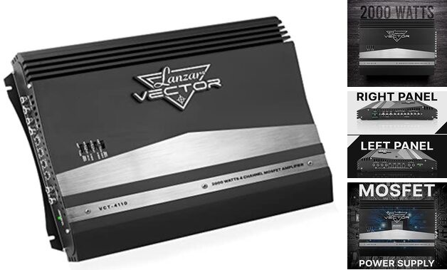 -Channel High Power MOSFET Amplifier - Slim 2000 Watt Bridge