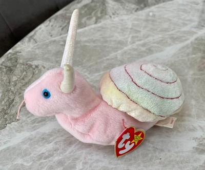 TY Beanie Babies, Swirly The Snail 1999 Retired - Neu mit Etikett
