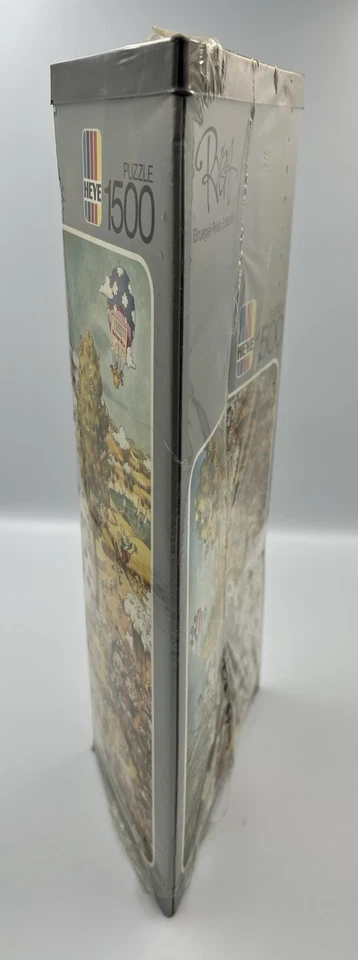 NEW/SEALED Vintage 1984 HEYE 1500 pc Jigsaw Puzzle Bruegel-Ryba: Schlaraffia - Image 3 of 4