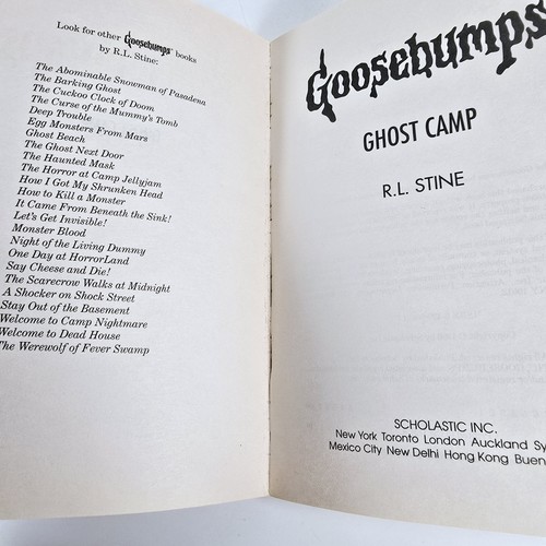 1st Scholastic Print Vintage Goosebumps 1996 #45 Ghost Camp, R.L. Stine - Picture 7 of 7