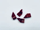 Lego Parts (4) Dark Red Wedge 2 x 1 x 2/3 Left & Right (2 each) No 29119 /29120
