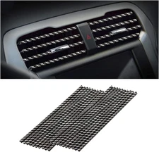 20PCS Car Air Conditioner Decoration Strip, Auto Air Vent Outlet Chrome DIY Trim