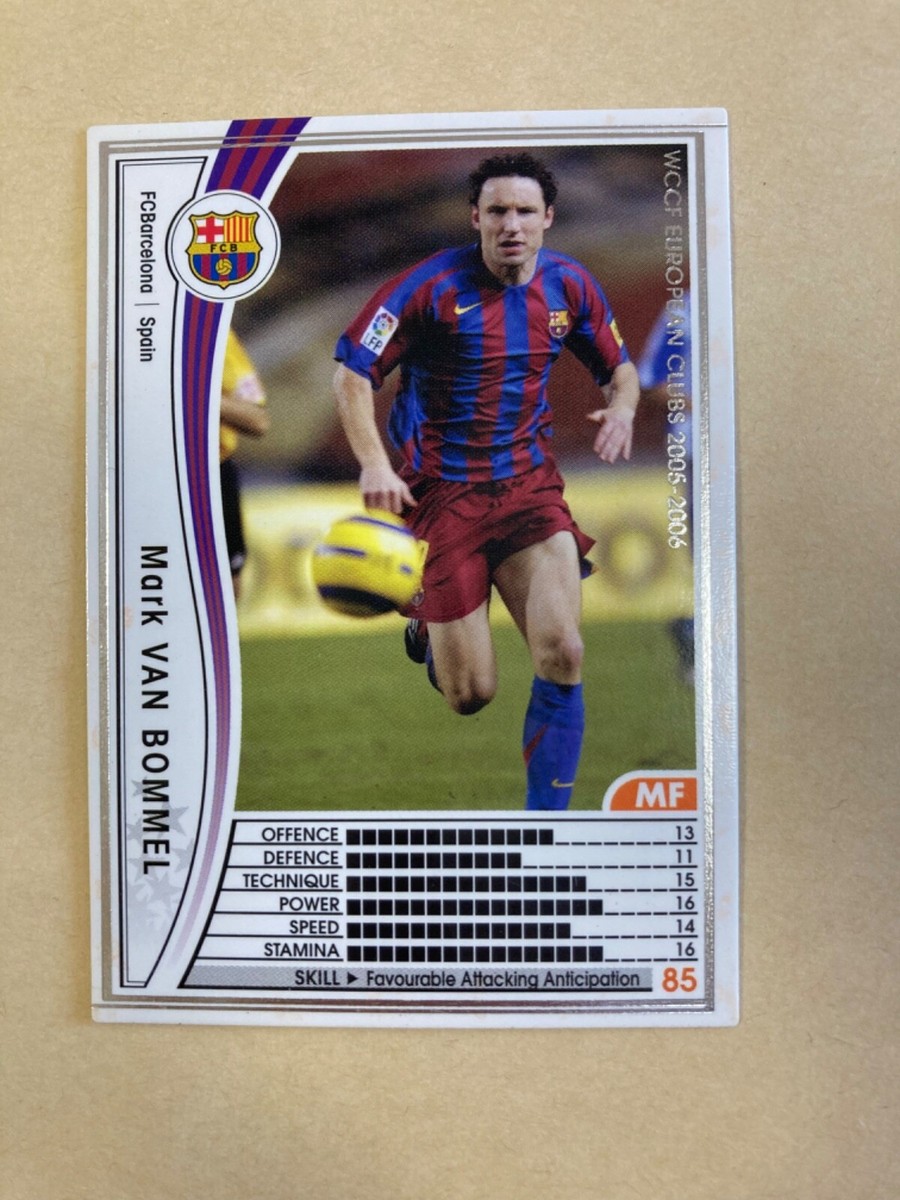 サッカー⭐︎ワールドカップ記念プレート  6枚 Mark Van BOMMEL #282 2005-2006 05-06 Panini WCCF SOCCER CARD
