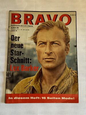 Bravo Nr.36 - 06.09.64 Pierre Brice/Lex Barker Winnetou  Das Heft ist mit allem