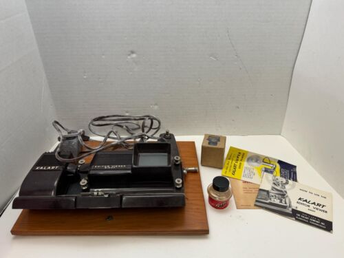Kalart 8mm Film Movie Editor Viewer Eight Original Box & Papers Vintage - Picture 3 of 7