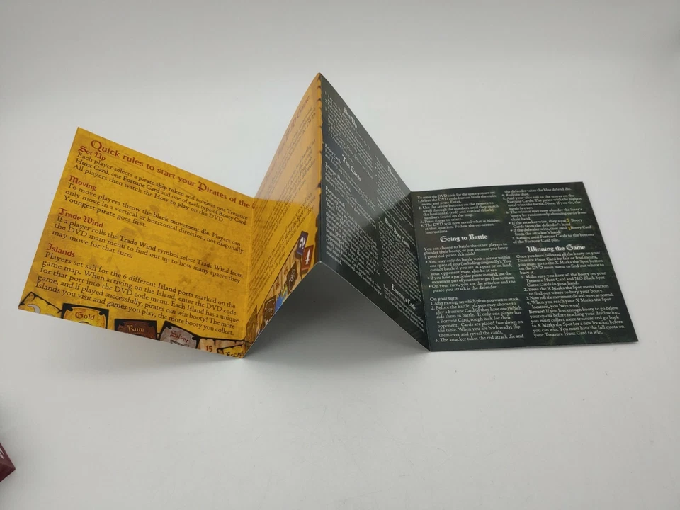 Pirates of the Caribbean DVD Treasure Hunt Game Replacement Cards; How to; Dice - Image 4 of 4