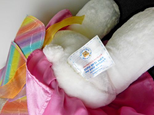 Build A Bear Hello Kitty Plush White Stuffed Animal Toy 16” Fairy Rainbow No Bow - Picture 4 of 6