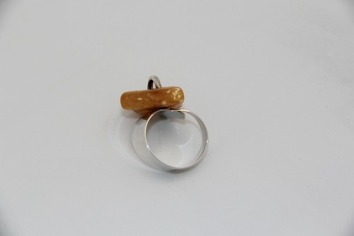 Sterling Silver Butterscotch Amber Ring. Gorgeous - Picture 7 of 12