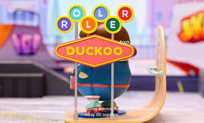POP MART x DUCKOO Duckoo Roller Skate Limited Art Toy | eBay