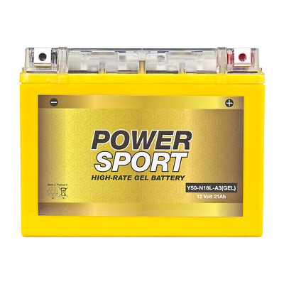 Y50-N18L-A3 12V 21AH 340 CCA GEL High Performance Power Sport Battery